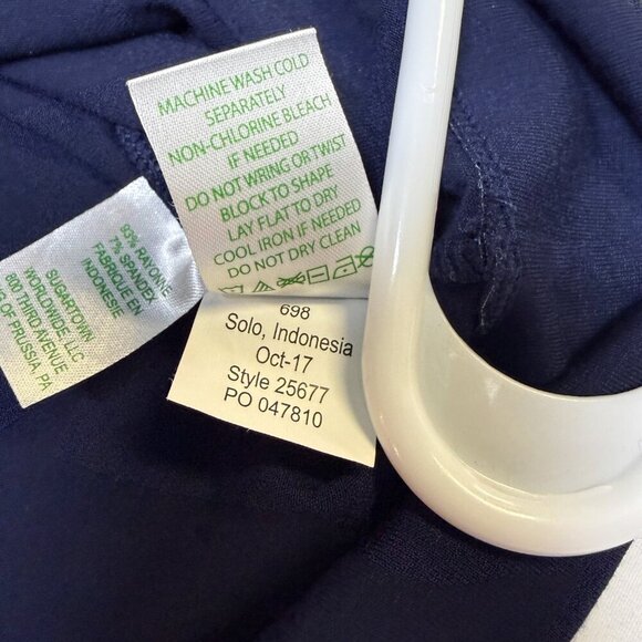 Lilly Pulitzer Sophie UPF 50 Dress True Navy M EUC - Picture 9 of 12